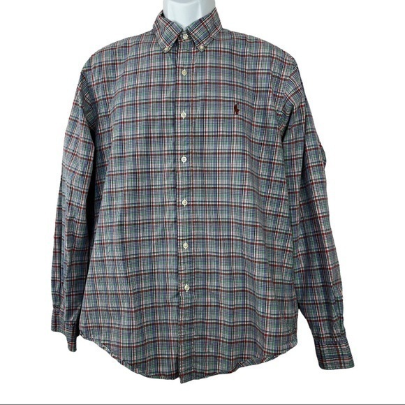 Ralph Lauren Other - Ralph Lauren Men Casual SHIRT Plaid Buttons Down Sz L